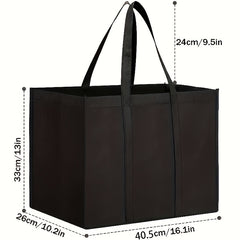 Non-woven Reusable Grocery Shopping Bags Large Eco-Friendly Tote Bags