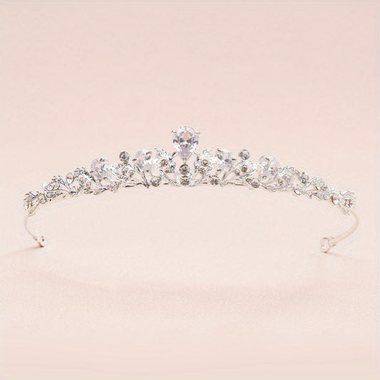 Baroque Crystal Tiara Headband Women Hair Accessories