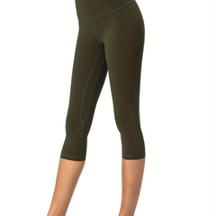 High Waist Capris Yoga Pants Butt Lifting Tummy Control Sporty Pants