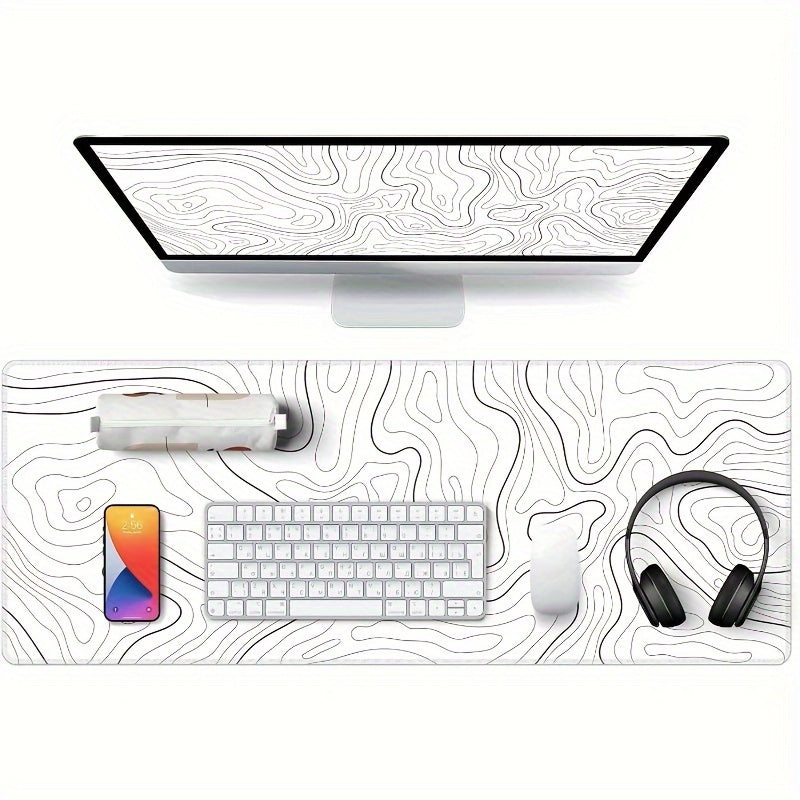 High Rubber Gaming Mouse Pad Abstract Texture Lines