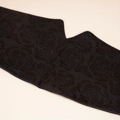 Rose Jacquard Wide Belt Chinese Style Hanfu Waistband