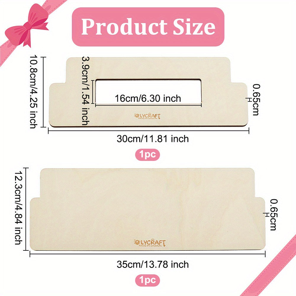 AHANDMAKER Wood Bow Maker Templates 10 8 12 3x30 35x0 for Bowknot Craft