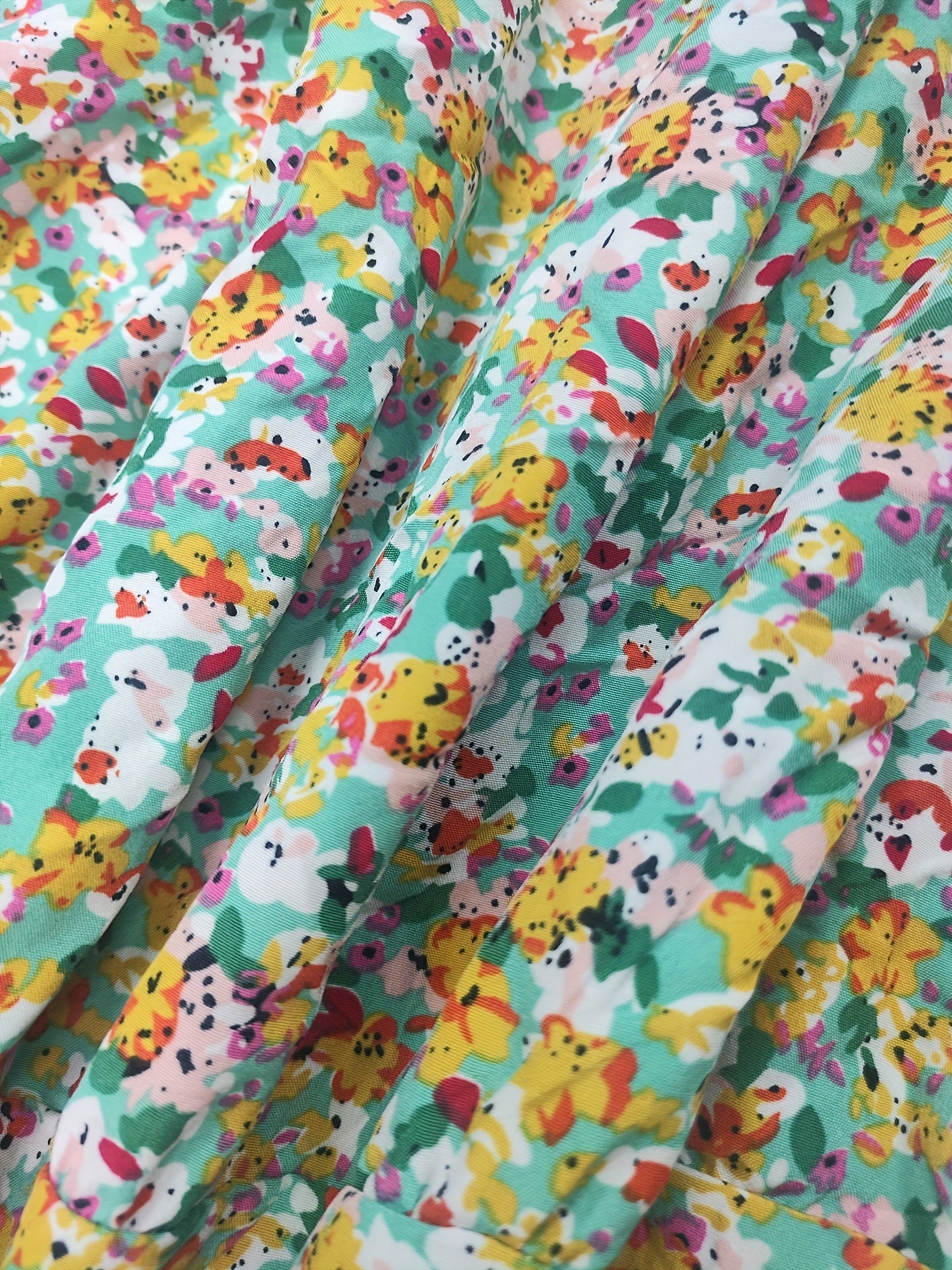  Women's Floral Print Maxi Dress