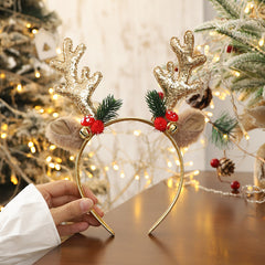 Christmas Antlers Headband Xmas Hair Accessories Gift