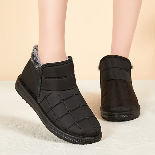 Women's Waterproof Snow Shoes Comfortable Winter Ankle Shoes