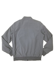 Men's Stand Collar Zip Sports Jacket with Pockets