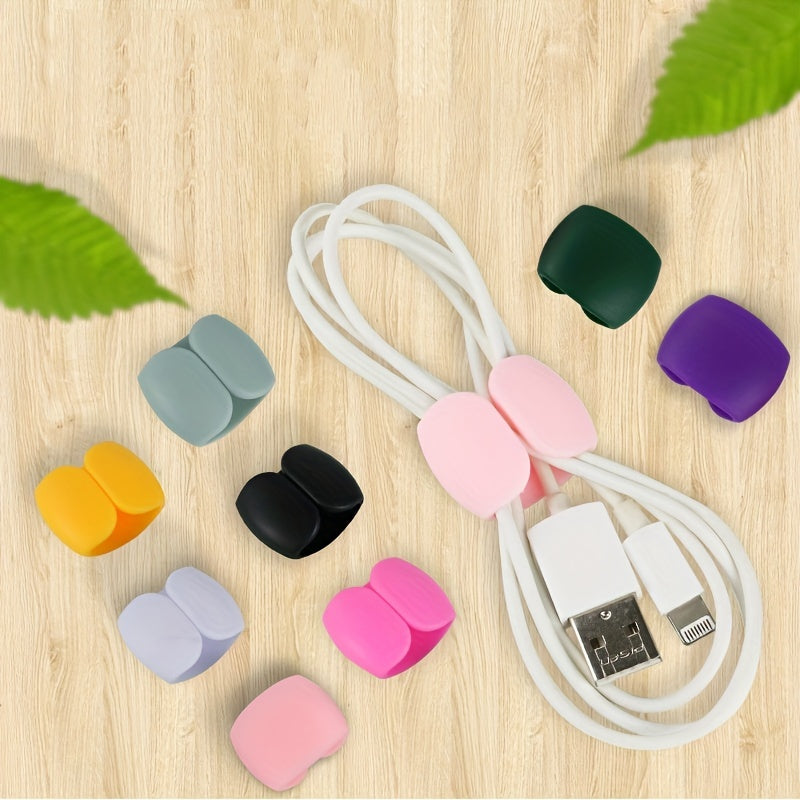 10pcs Travel Cable Organizers for Data and Earphone Cables