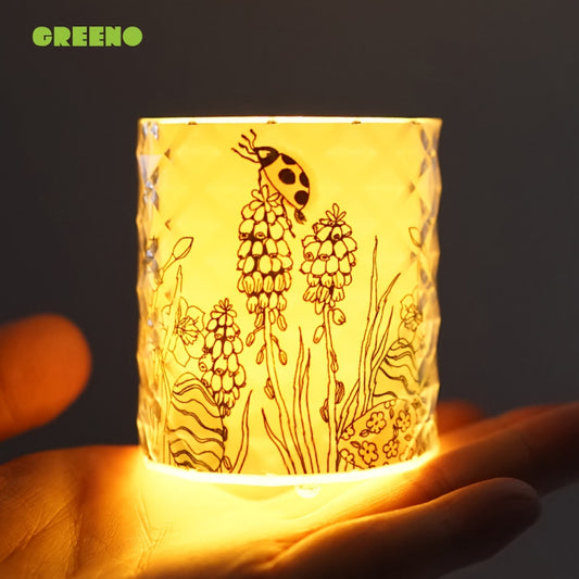 Sublimation LED Candle Light For Christmas Home Decoration