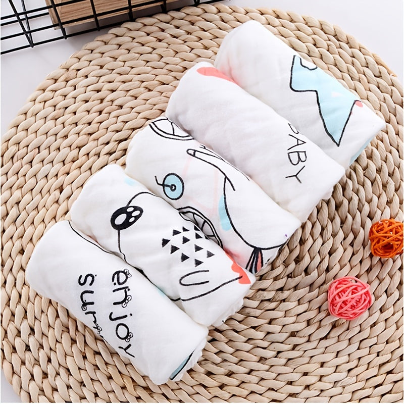 Soft Baby Washcloths for Newborn Cotton Absorbent Bath Towels