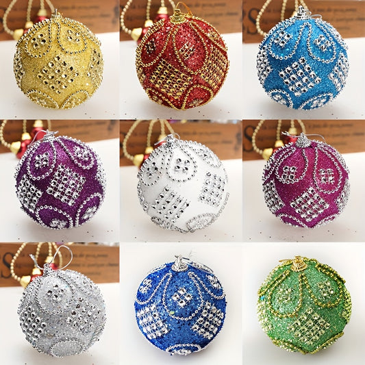 Christmas Diamond Bead Chain & High-end Foam Ball Decoration