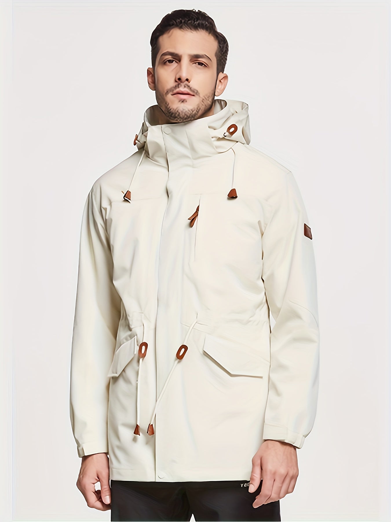 Men's Outdoor Hooded Windbreaker Jacket