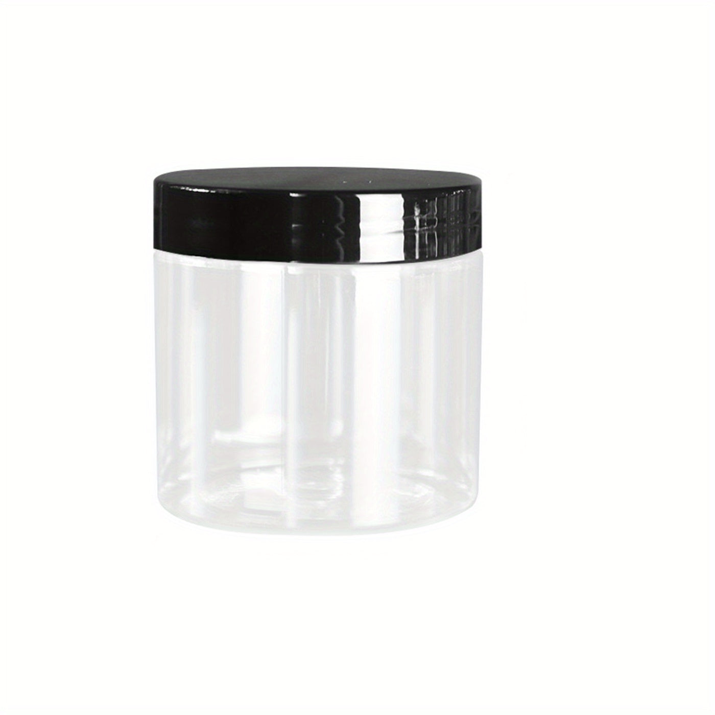 1pc Big Round PET Plastic Jars with Lids