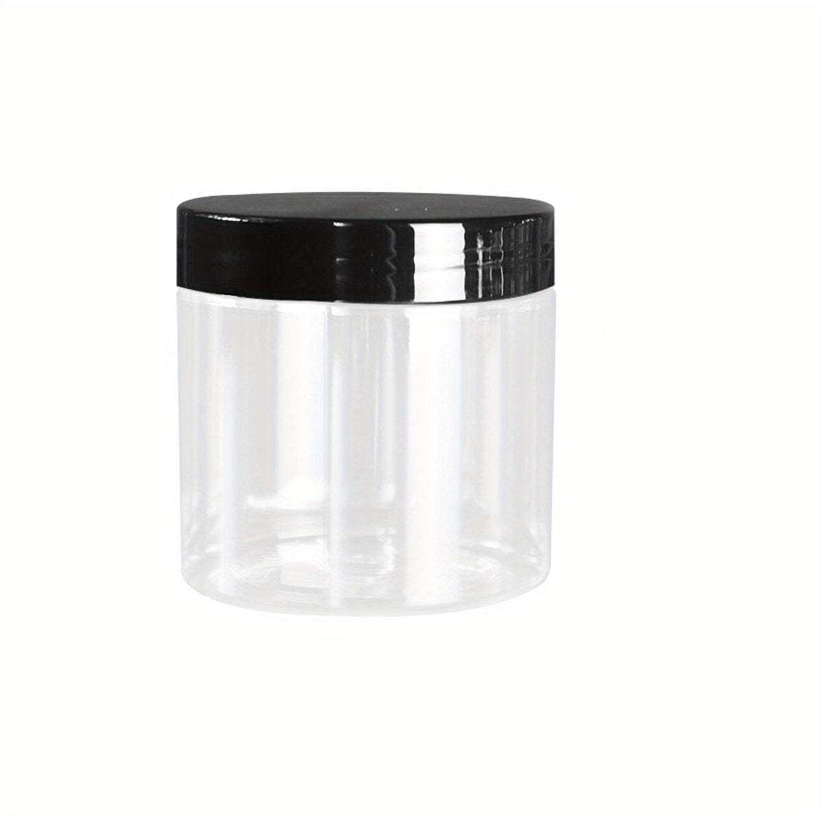 1pc Big Round PET Plastic Jars with Lids