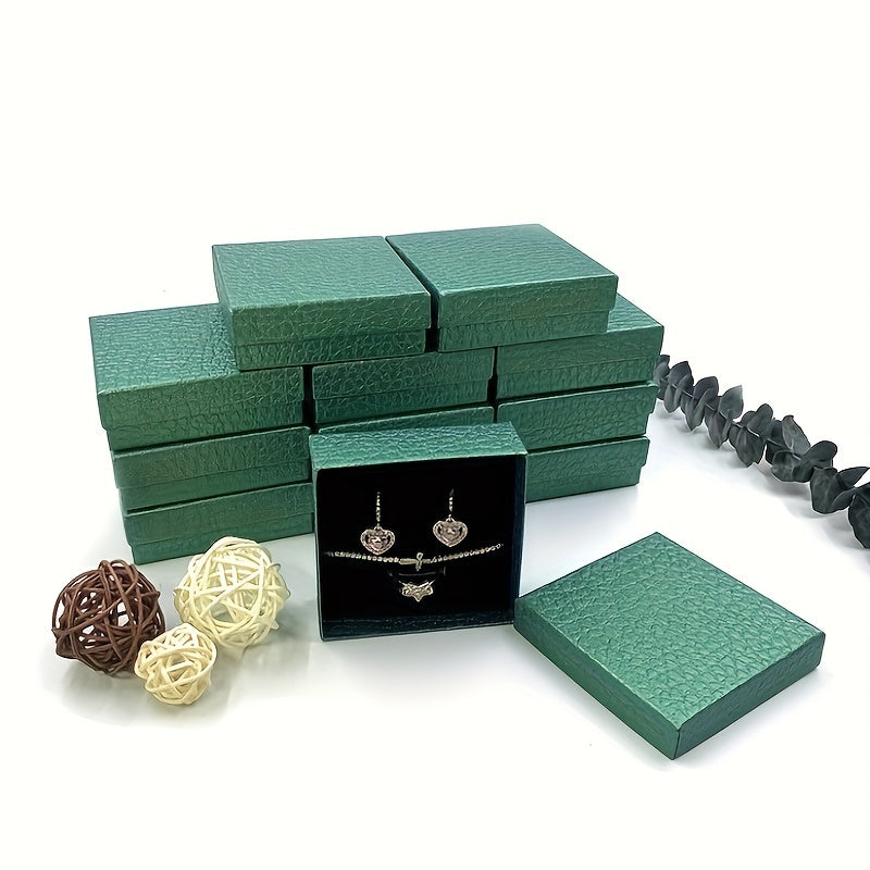 12pcs Classic Ring Set Box Earrings Wedding Packaging