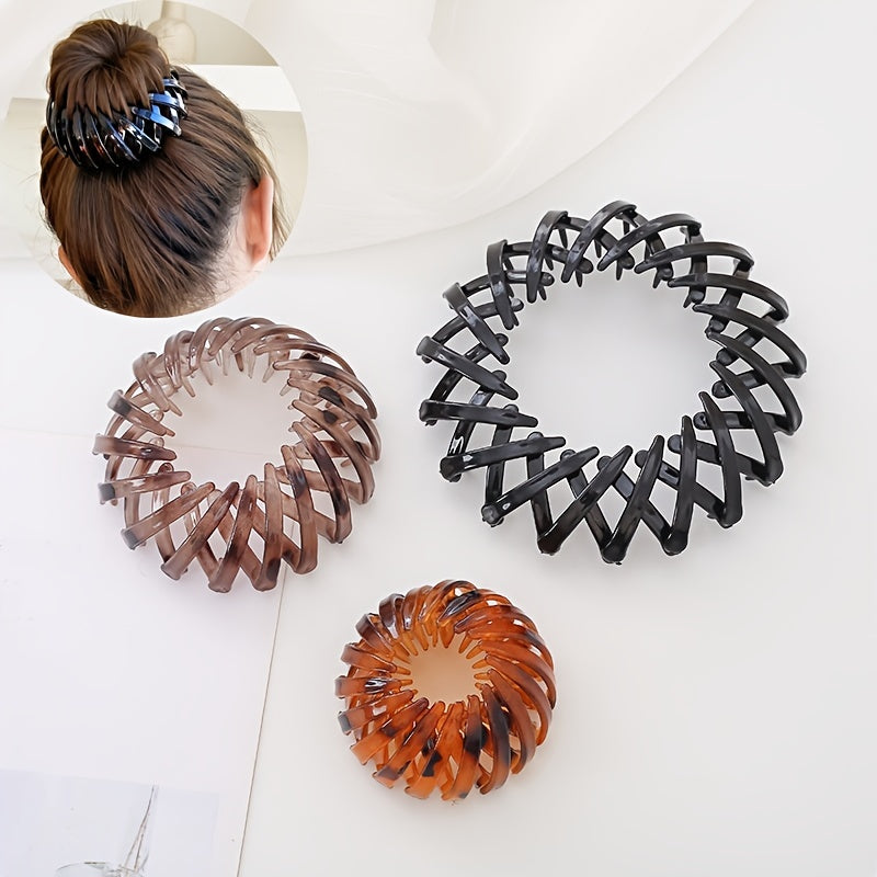 Magic Bird Nest Clip Hair Bun Maker Hair Accessories Female Ponytail Clips
