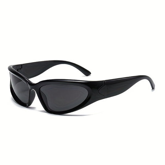 Y2K Wrap Around Sports Sunglasses Mirrored UV400 Shades