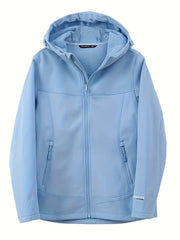 Women's Waterproof Hooded Jacket for Hiking