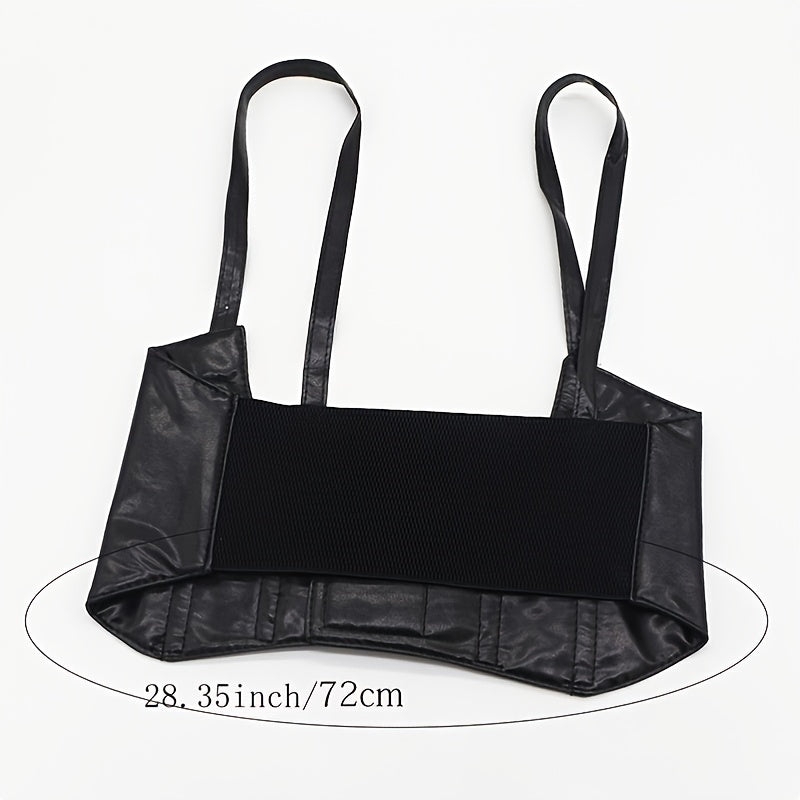 Wide Belt Vest Elastic Strap Girdle Outer Camisole Elastic Girdle
