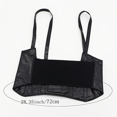 Wide Belt Vest Elastic Strap Girdle Outer Camisole Elastic Girdle