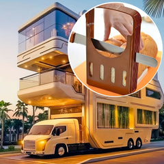 Foldable Toast Slicer - Perfect Kitchen Utensil for Sliced Toast