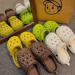 Women's Durian Novelty Pillow Slides Open Toe Soft Sole Non slip Clogs