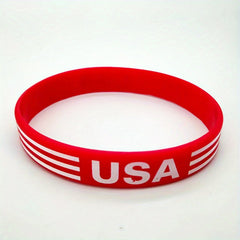 Patriotic Flag Bracelet Waterproof Wristband