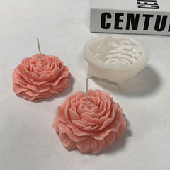 DIY Rose Flower Aromatherapy Candle Silicone Mold
