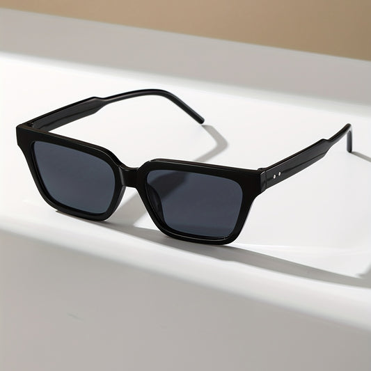 Rectangular Frame Cat Eye Sunglasses Classic Sunshade Outdoor Eyewear