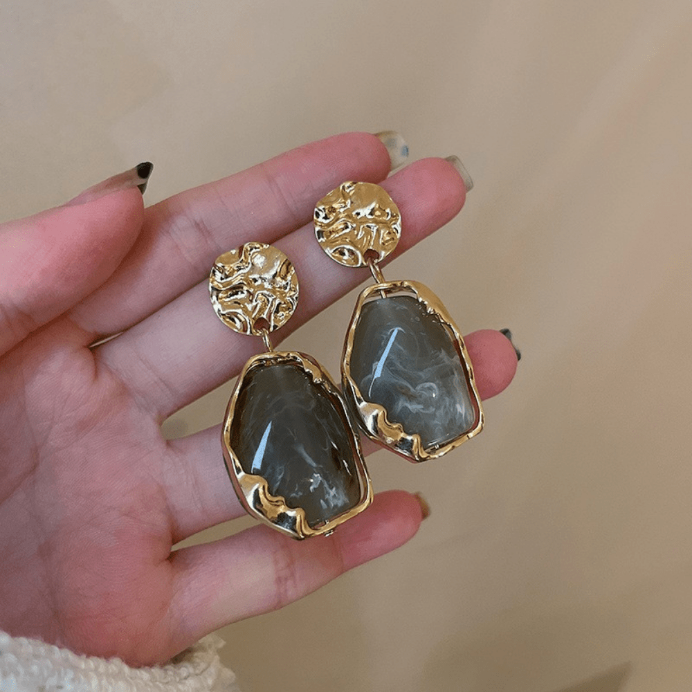 Plastic Geometric Earring Antique Drop Earring Character 100pcs