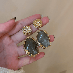 Plastic Geometric Earring Antique Drop Earring Character 100pcs