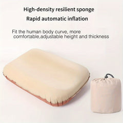 Inflatable Cheese Pillow for Outdoor Camping