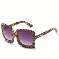 Y2K Oversized Square Sunglasses Gradient Lens UV400
