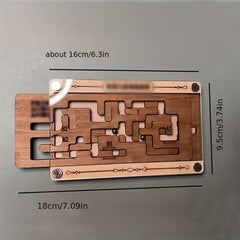 Wooden Maze Puzzle Balance Focus for Meditation Prayer Healing