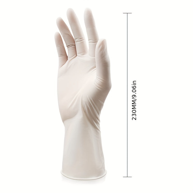 5mil 100pcs Disposable Latex Gloves Powder