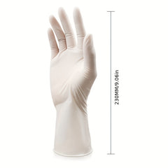 5mil 100pcs Disposable Latex Gloves Powder