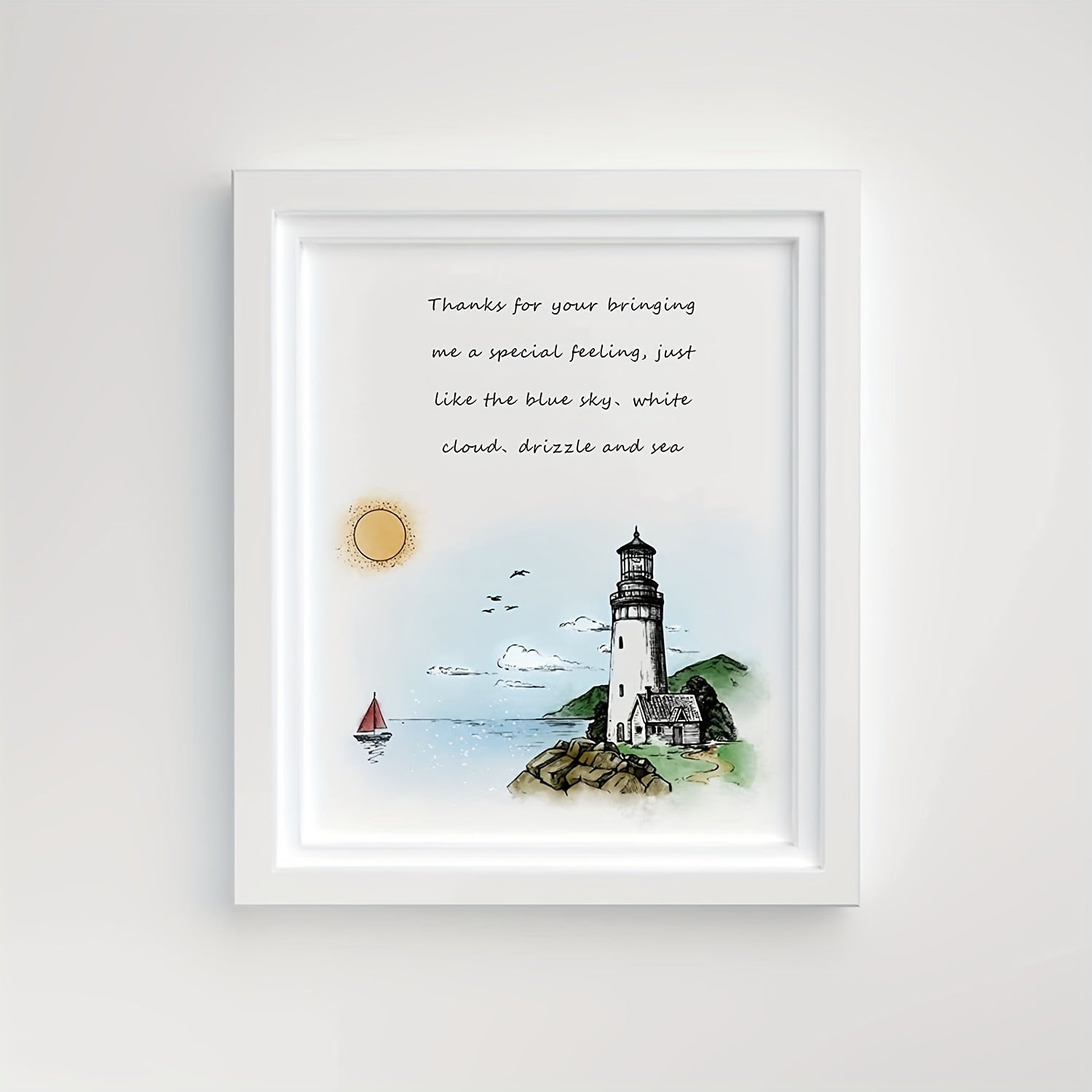 Lighthouse Sea Clear Stamps for Card Making