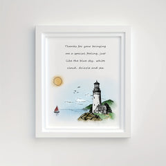 Lighthouse Sea Clear Stamps for Card Making