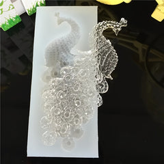 Peacock Resin Silicone Mold Animal DIY Jewelry Crafts Epoxy Resin