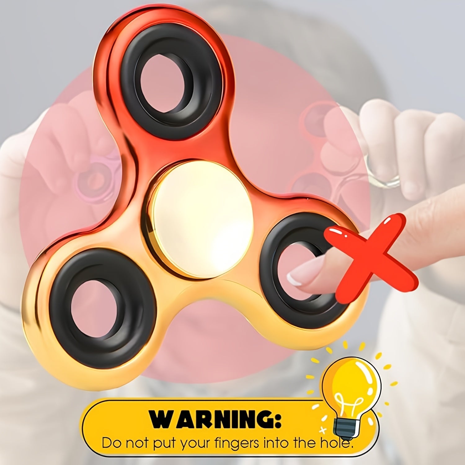Colorful Fidget Spinner - Stainless Steel Bearings ABS Material