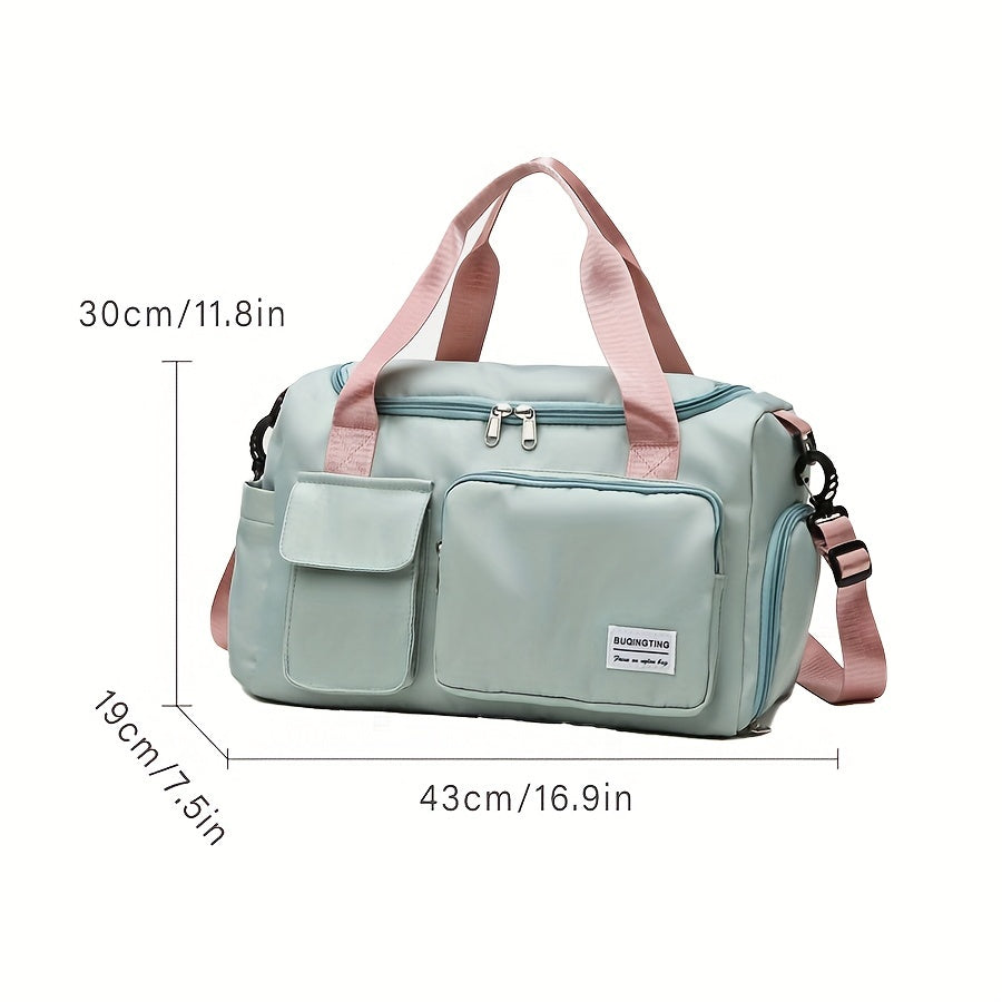 Women's Large Capacity Duffle Bag with Shoe Compartment