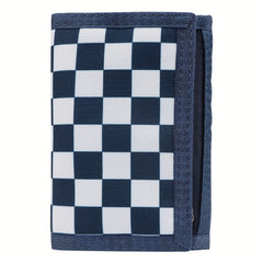 Men's Plaid Wallet Casual Coin Purse Soft Bag