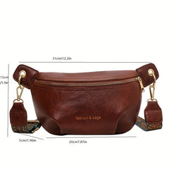 Vintage Crossbody Bag Retro Chest Waist Bag Fanny Pack