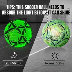 Reflective Soccer Ball No 5 for Competition and Training
