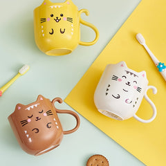 Cartoon Cat Mug for Home and Travel