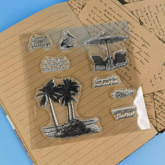 Christmas Coconut Tree Metal Cutting Dies & Stamps DIY Scrapbook Card Craft