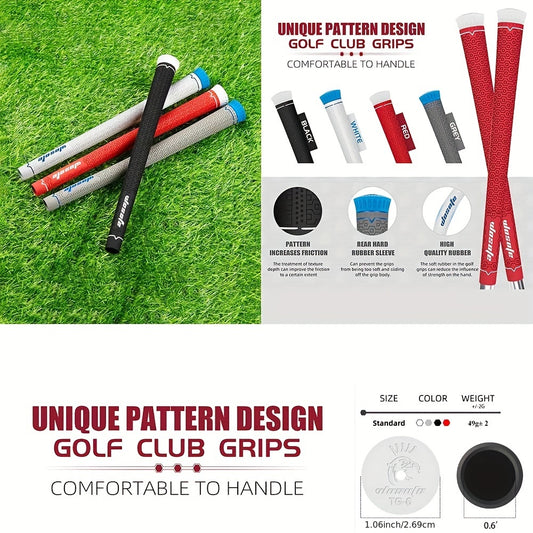 13pcs Anti Slip Rubber Golf Irons Grips Soft Lightweight