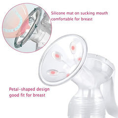 Manual Massage Breast Pump for Clean Milk Bottle