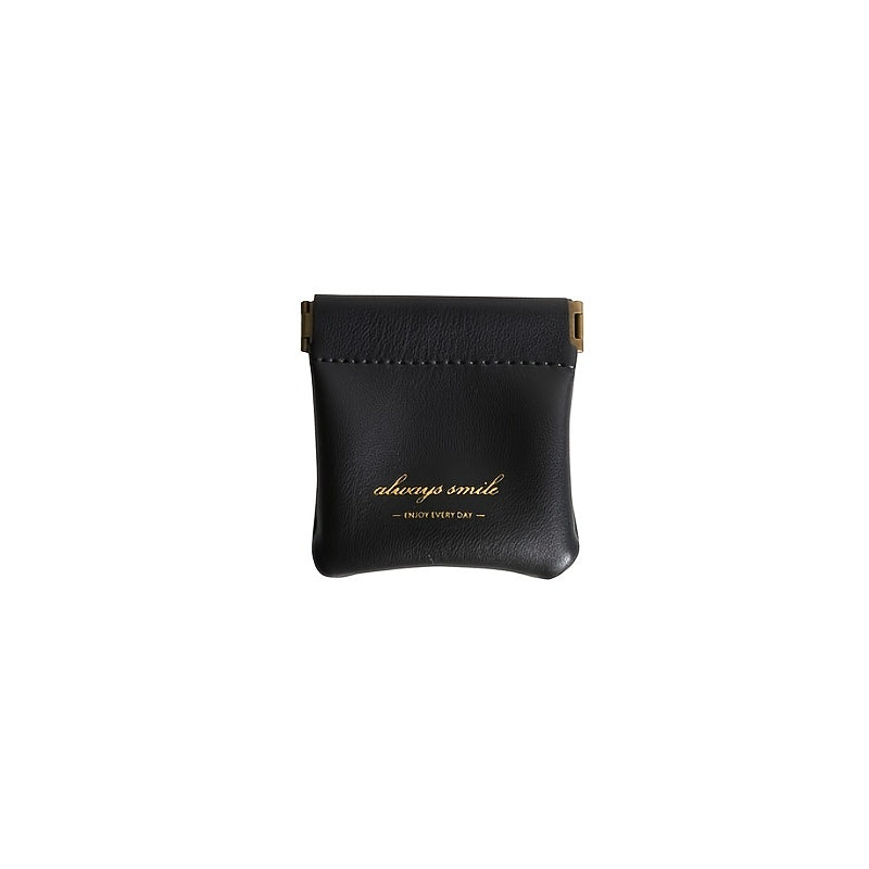 PU Leather Storage Bag Auto Close Cosmetic Jewelry Earphone Cable Organizer
