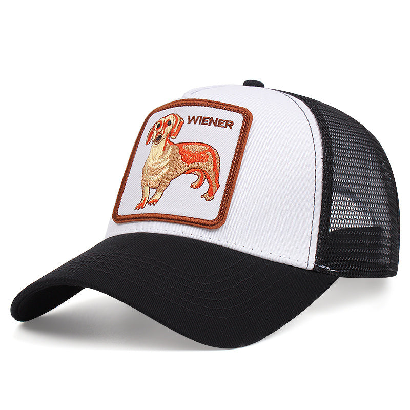 Animal Embroidery Baseball Cap Hip Hop Style
