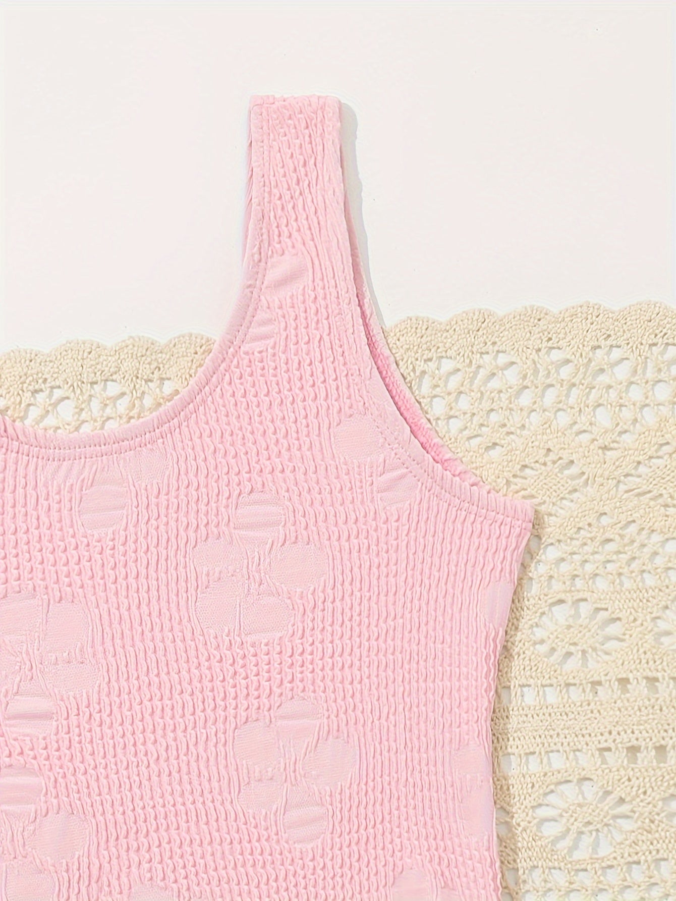 Toddler Girls Stretchy 1 piece Swimwear Beach Vacation Gift